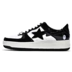 A Bathing Ape Bape Sta Low Black White 1G70-109-0001