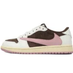 Air Jordan 1 Low Travis Scott Dark Pony Pink DZ4137-206