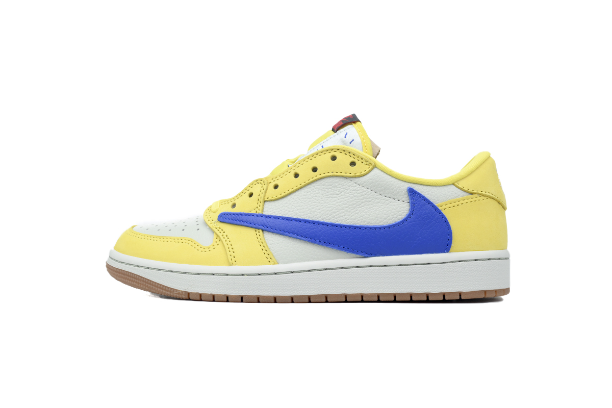 4ee6f898711b1e1654420d09ff29395a Air Jordan 1 Retro Low OG SP Travis Scott Canary DZ4137-700 - Image 1