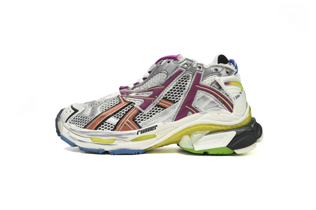 4f81281b49e01bffeba502b473794faa Balenciaga Runner Silver Purple 677403W3RB68123 - Image 1
