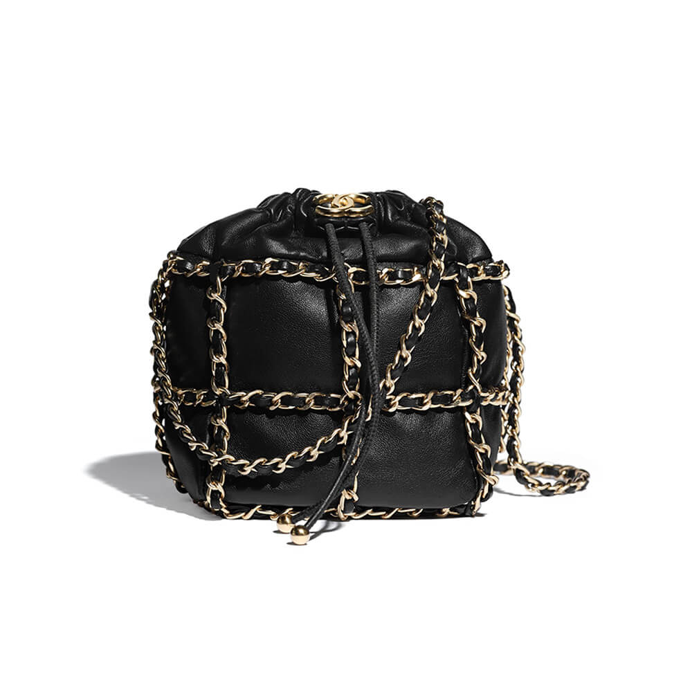 50935d8b7b83f095311afe4a725bc239 CHANEL Small Drawstring Bag - Image 1