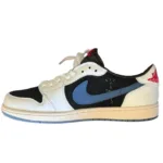 Travis Scott x Air Jordan 1 Low White black blue