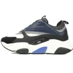 Dior White, Blue, & Black 'B22' Sneakers White Blue