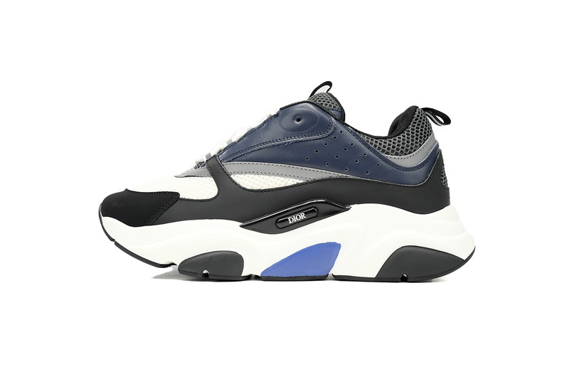 55f6cee6d135b62c810437d2f74c0767 Dior White, Blue, & Black 'B22' Sneakers White Blue - Image 1