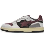 A Bathing Ape Bape Sta Low Red Grey 1I20-291-020
