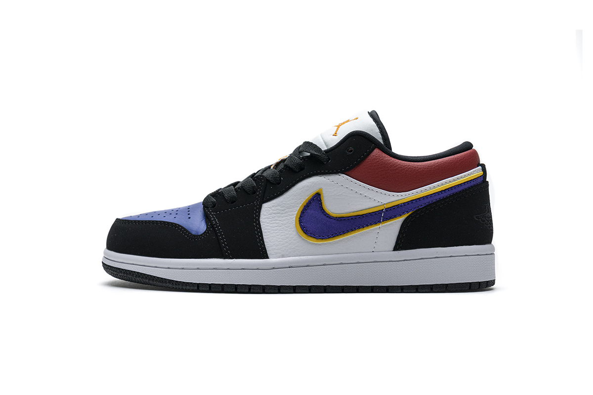 57dc7bf30addf8fcdbe5db7c6c0154a4 Air Jordan 1 Low Lakers Top 3 CJ9216-051 - Image 1
