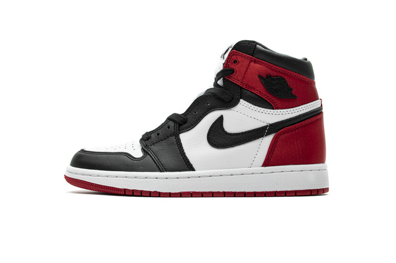 58d1a1ad5c4254dab1b1039a7a9ac461 Air Jordan 1 Retro High Satin Black Toe (W) CD0461-016 - Image 1