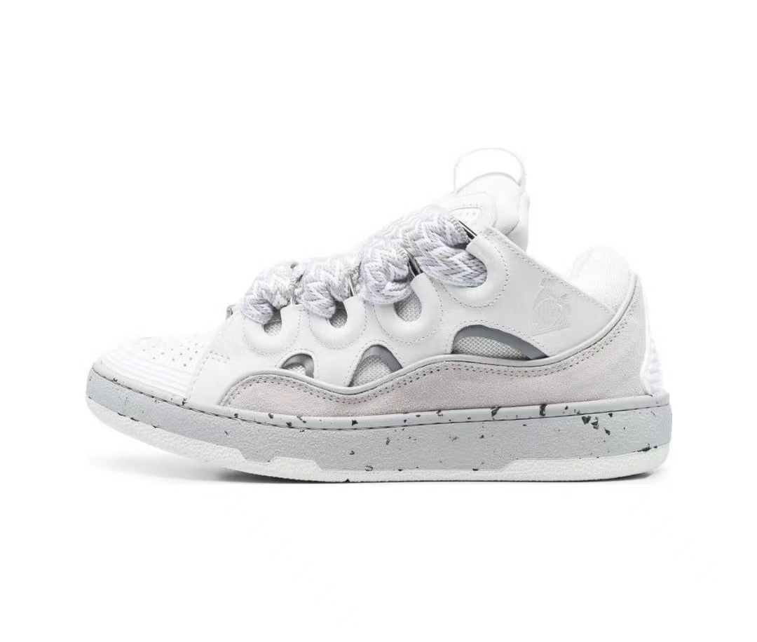 592c1f3d936a5096f89ae398028af796 Lanvin Curb Sneaker Grey/White - Image 1