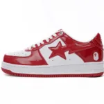 A Bathing Ape Bape Sta Low Red And White Mirror Surface 1170 191 022