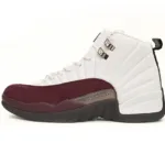 Air Jordan 12 white wine red D76989-100