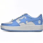 A Bathing Ape Bape Sta Low White Blue 1M70-191-001