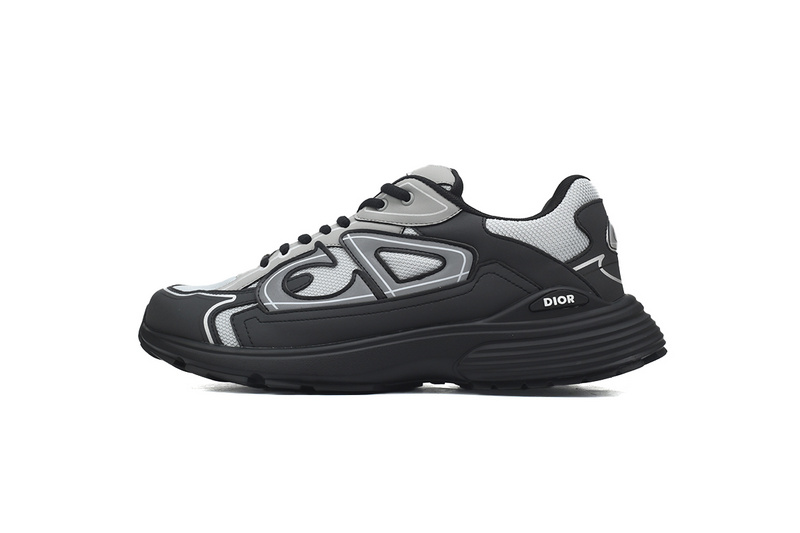 5bd35c6647fdbfbbc6384d7d53fe6e6f Dior Light Grey 'B30' Sneakers Dark Gray 3SN27ZIR-16536 - Image 1