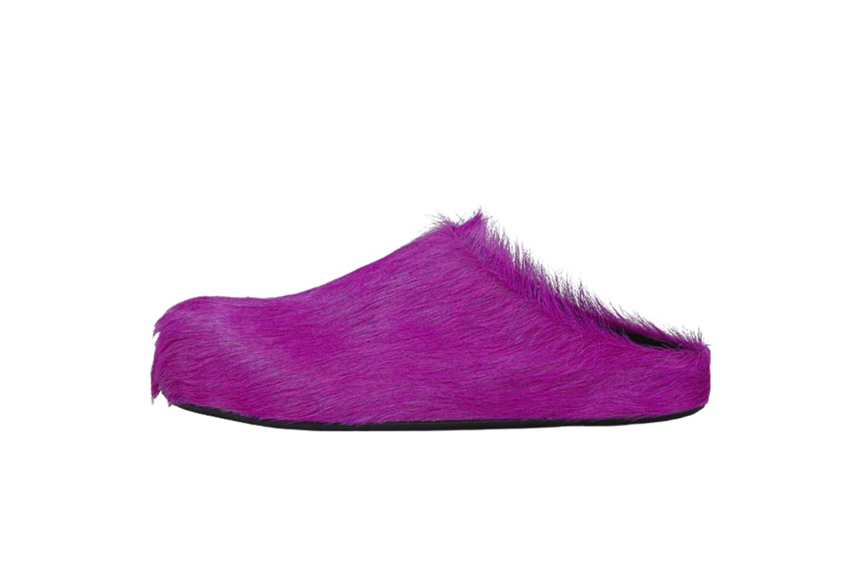 5c24fdef992cb451be357192fd5ff02e Marni Long hair Calfskin Fussbett Sabot Fuchsia SBMR000600P412200C58 - Image 1