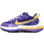 Sacai x Nike VaporWaffle Sesame Purple, White, and Yellow DV1363-103