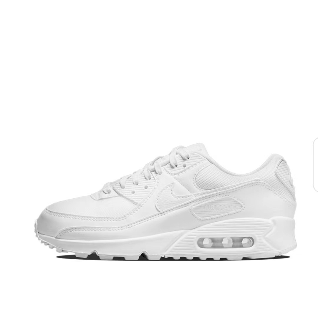 5eccbc12f006041d83ce1761e141bfb1 Nike Air Max 90 Leather Triple White - Image 1