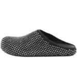 Marni Calfskin Fussbett Sabot Black Leather with Rhinestones SBMR000600P639400N99