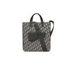 SADDLE TOTE BAG WITH SHOULDER STRAP