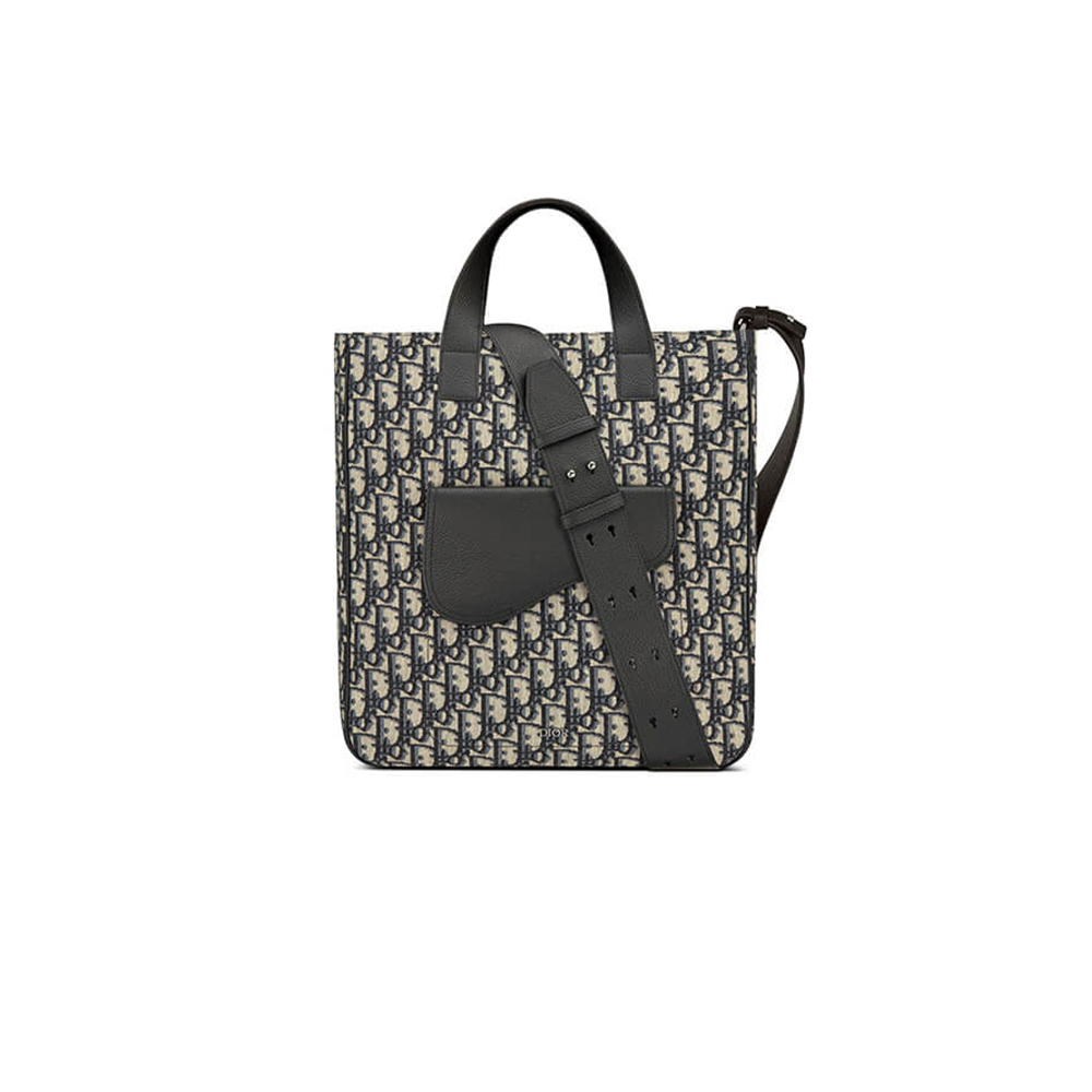 6071eb72b200a28e34b92b106895b4f2 SADDLE TOTE BAG WITH SHOULDER STRAP - Image 1