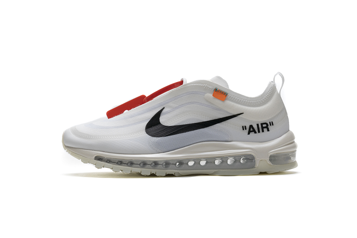 681b86233b1caa238b6539f7baecbbde Nike Air Max 97 Off-White AJ4585-100 - Image 1