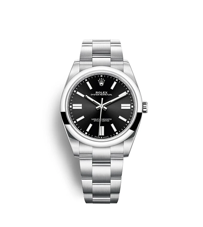 6a781166067afae6af09e2ff4a0fce3c OYSTER PERPETUAL 124300 Series(Black dial) - Image 1