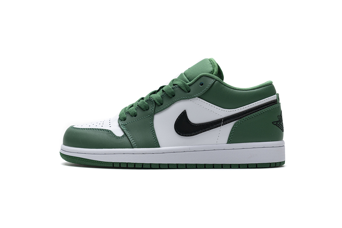 6a99053968e9cf1bd33191982b414270 Air JJordan 1 Low Pine Green 553558-301 - Image 1