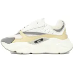 Dior White, Blue, & Black 'B22' Sneakers Cream