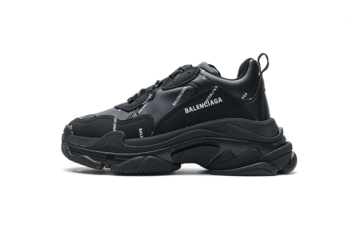 6b5acff6be37ff6178cbab59822c2d13 Balenciaga Triple S Black 524039 W06E2 2020 - Image 1