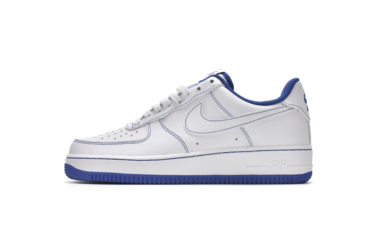 6d162f1afa4033db68fc0aea88c7d19e Nike Air Force 1 Low Contrast Stitch Blue CV1724-101 - Image 1