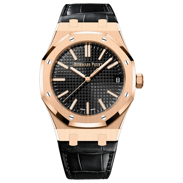 6d59988a9b50ee768de71b4a2a7213ec ROYAL OAK SELFWINDING 50TH ANNIVERSARY Ref. 15510OR.OO.D002CR.01 This 18-carat pink gold Royal Oak Selfwinding in 4 - Image 1