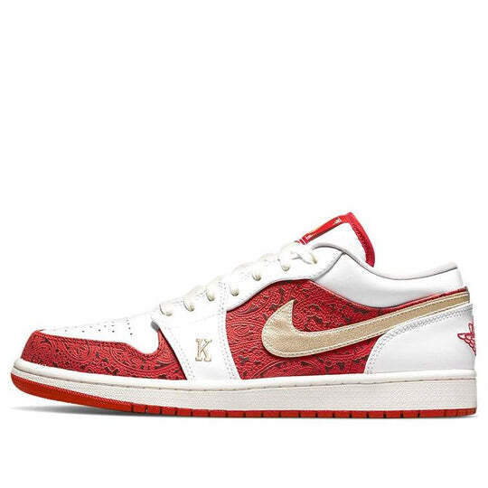 6e59451a54ee7e404343fc9d80cc519e Air Jordan 1 Low Spades DJ5185-100 - Image 1