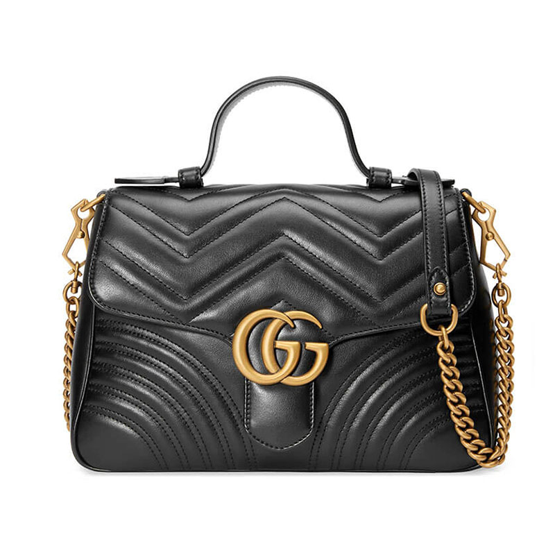 6f740b2ff77eaea24d5feba66687037d Gucci GG Marmont Small Top Handle Bag - Image 1