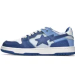 A Bathing Ape Bape SK8 Sta ABC Camo Blue 1G70-109-0026