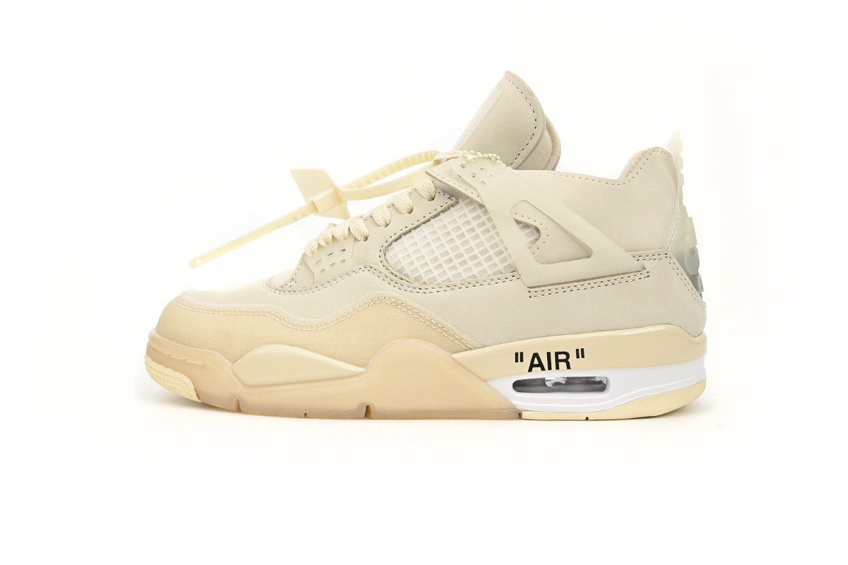 723688a4d334154abbc4179b721da398 Air Jordan 4 Retro Off-White Sail CV9388-100 - Image 1