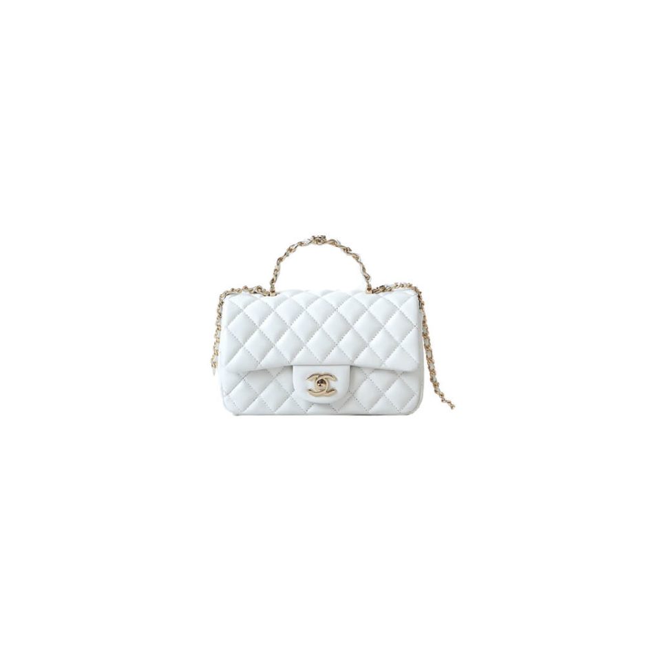 735b22bfa93368b2c3d4d9e015491054 CHANEL Mini Flap With Top Handle - Image 1