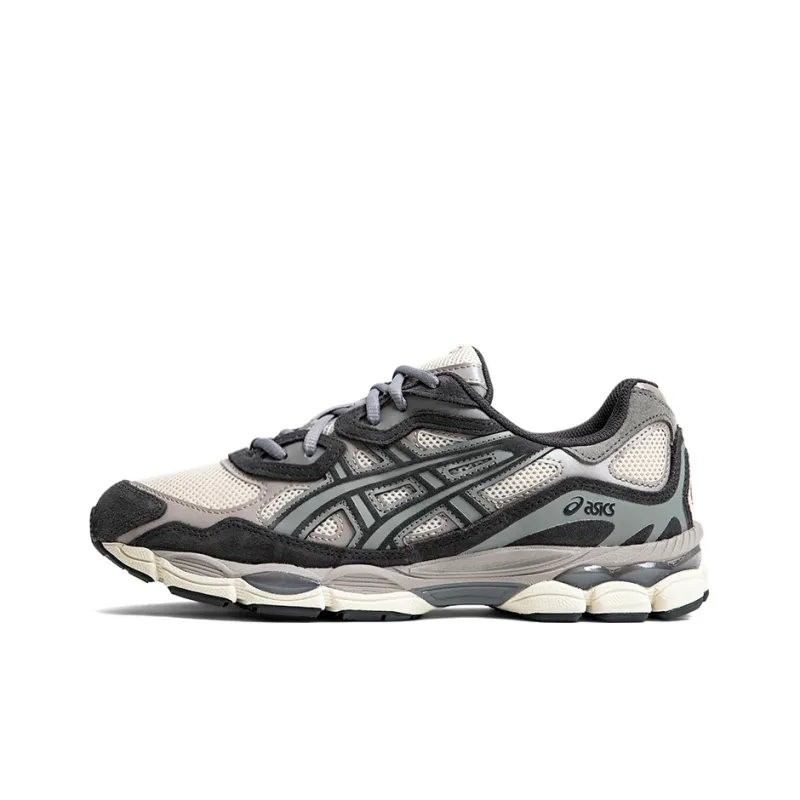 78c9e6a8c65e23f9524d7257d94be376 Asics Gel-NYC Oatmeal Obsidian Grey - Image 1