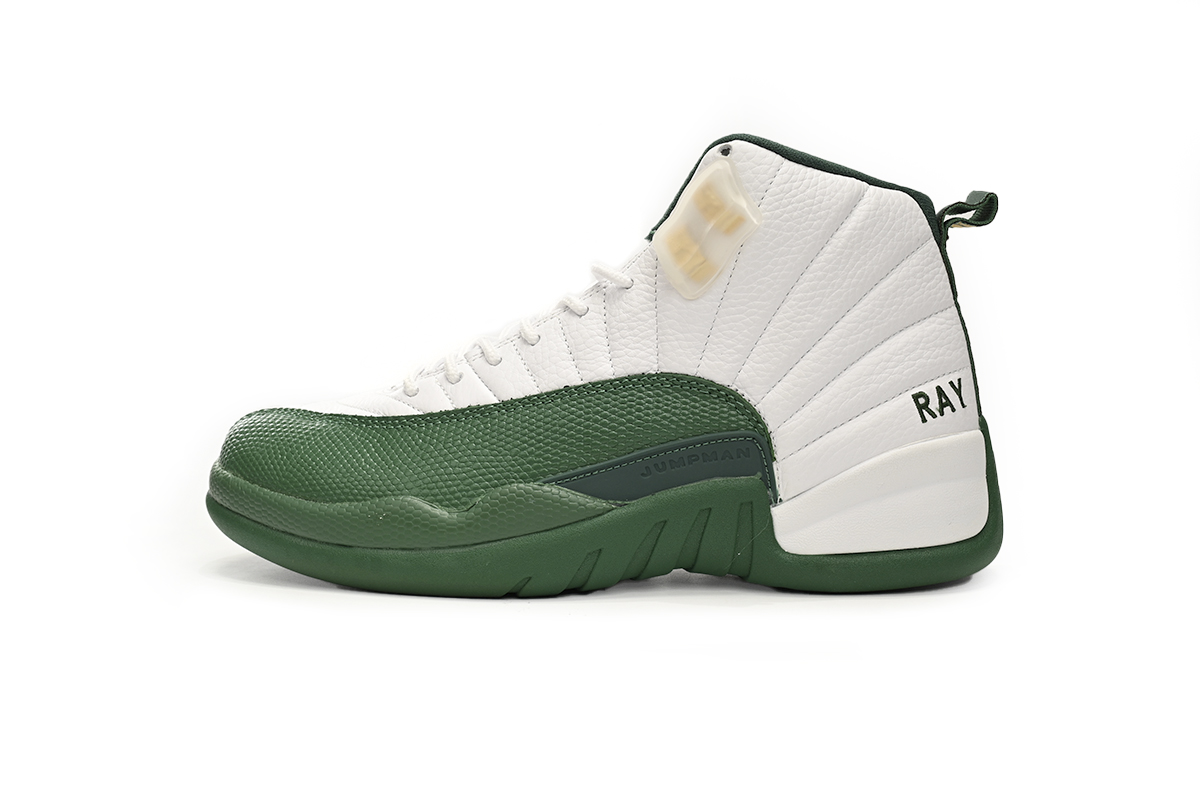 7ec10de4c4469e02a8e0fafbd81697c5 Air Jordan 12 White Green 136001-063 - Image 1