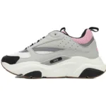 Dior Pink Gray 'B22' Sneakers Cream