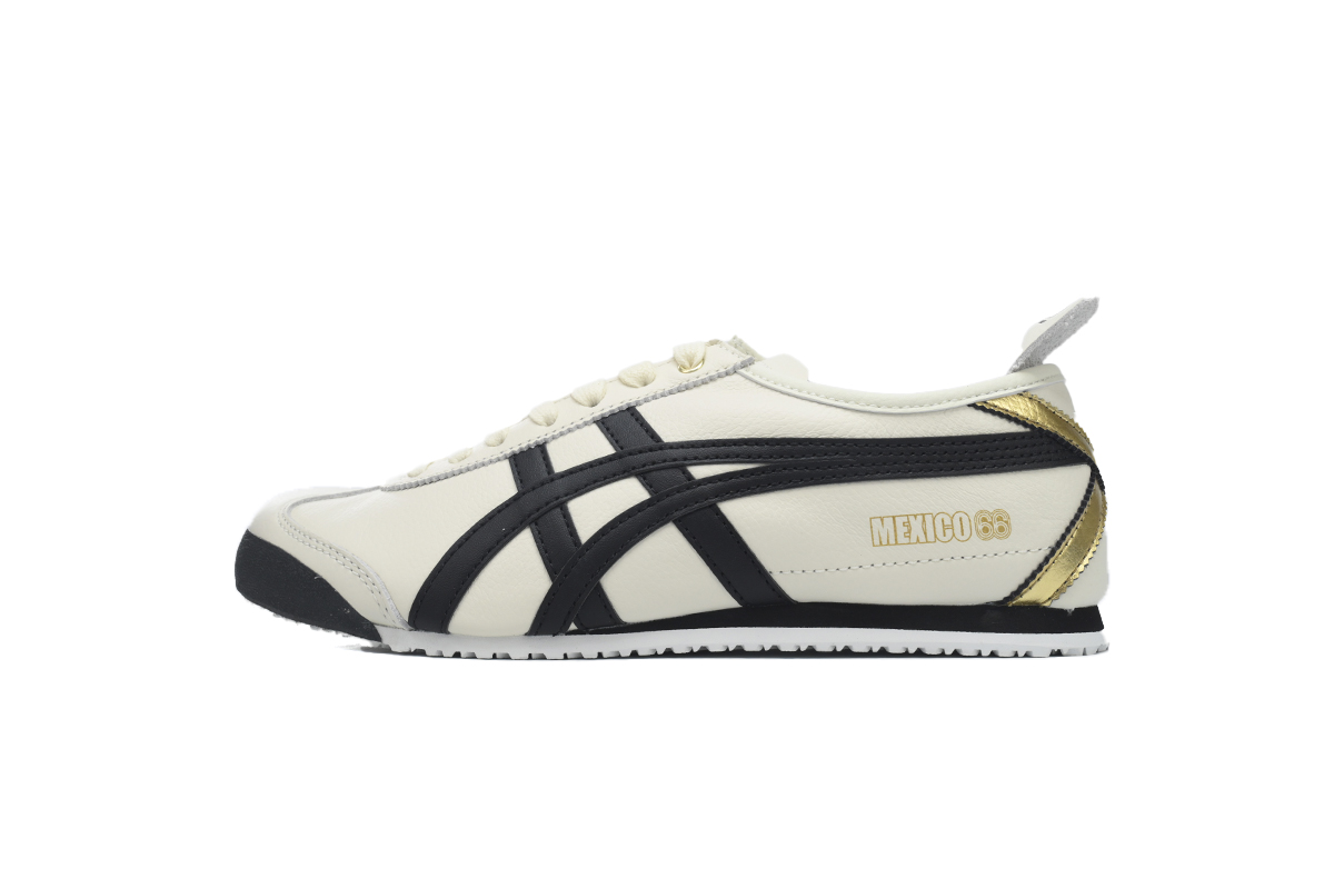 83136ac6750aa77a188ce2ef8f8b36a2 Onitsuka Tiger Mexico 66 'Cream Black' 1183B493-100 - Image 1