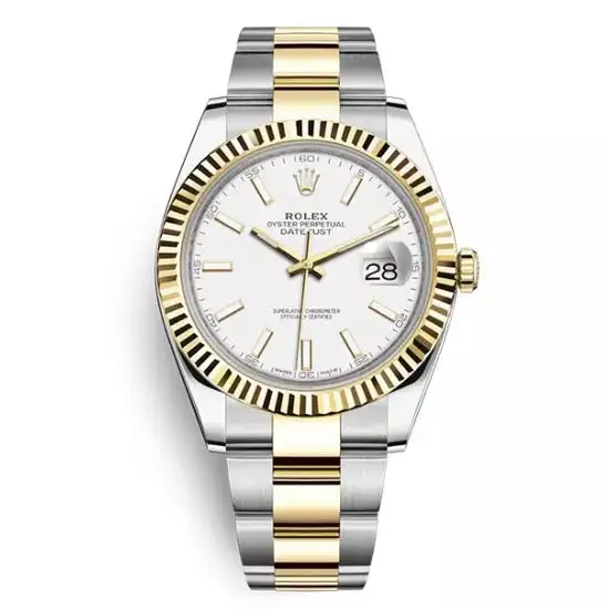 83df34797323a7d29554f2a4f01f22bd DATE JUST II GOLDMIX MULTICOLOR SELECTION 41MM m126333-0015 - Image 1
