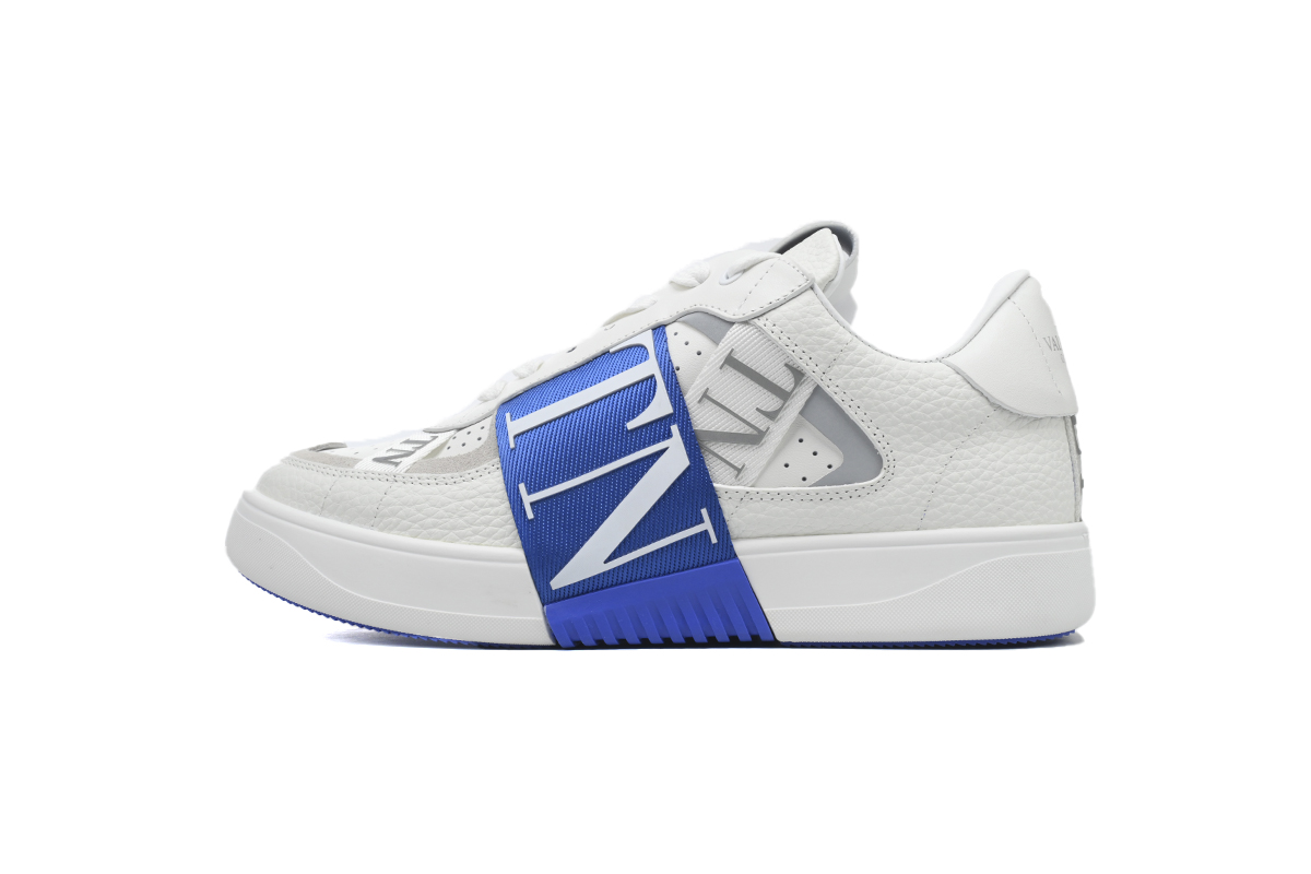 84ed6ea55655cfc28089af769330e7f8 Valentino Garavani VL7N Low Sneakers White Blue - Image 1