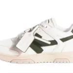 OFF-WHITE Slim Out Of Office Sneakers In White-military Green