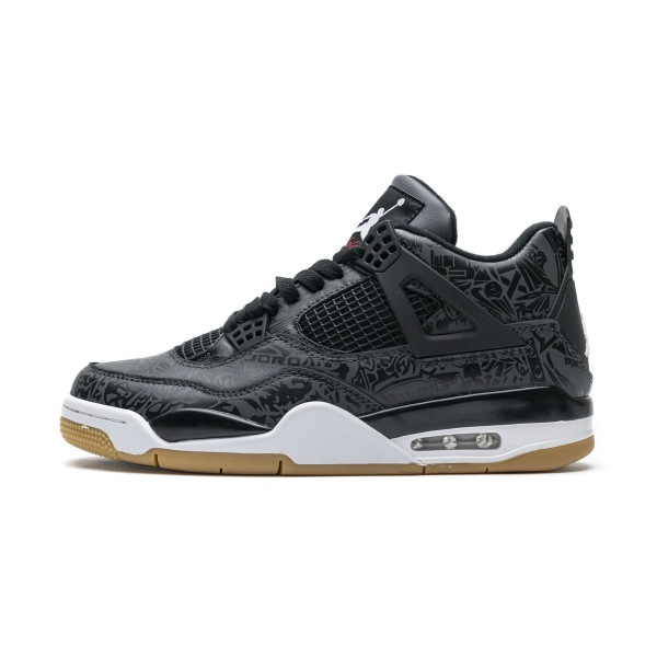 901c1e75041ee170ae3d55cf756bcdcd Air Jordan 4 Retro Laser Black Gum CI1184-001 - Image 1