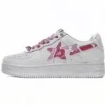A Bathing Ape Bape Sta Low White Red Camouflage 1H20-191-045