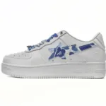 A Bathing Ape Bape Sta Low White Blue Camouflage 1H20-191-045