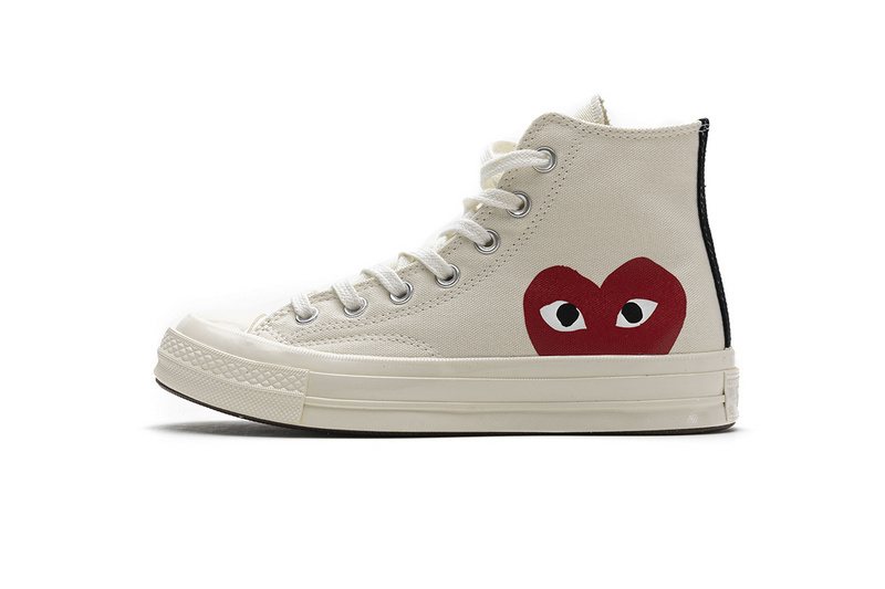 94540092dfb5be88ae522e092ac1f597 CDG Play x Converse Chuck Taylor All Star 70 High Top 150205C - Image 1