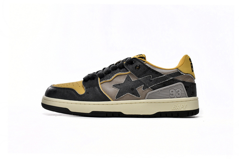 97c0344bd05222fffef7ba3b2e802201 A Bathing Ape Bape Sta Low Make old Black and Yellow 1120-291-021 - Image 1