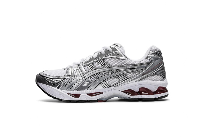 999a2296f187b2dbcae2ba0b30304e00 ASICS Gel-Kayano 14 White Pure Silver 1201A019-104 - Image 1