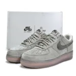 PK Reigning Champ x Nike Air Force 1 Low 07 LV8 Suede Light Grey/Black AA1117-118