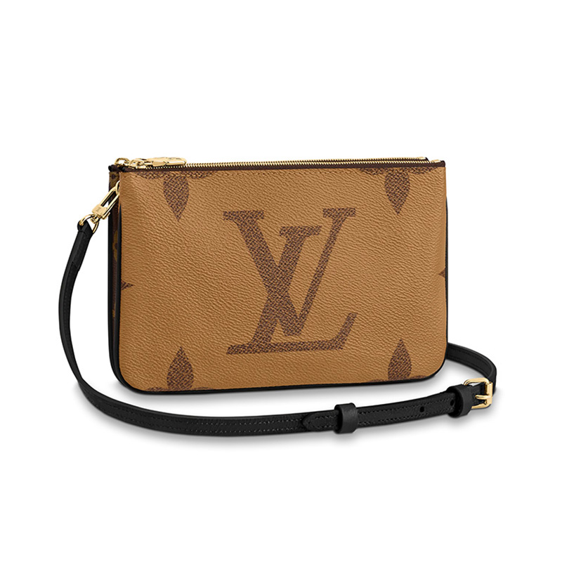 9e7a5202efef4eef152b434cdec58a8c LV Double Zip Pochette - Image 1