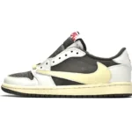 Travis Scott x Air Jordan 1 Low White Brown Barb DM7866-162